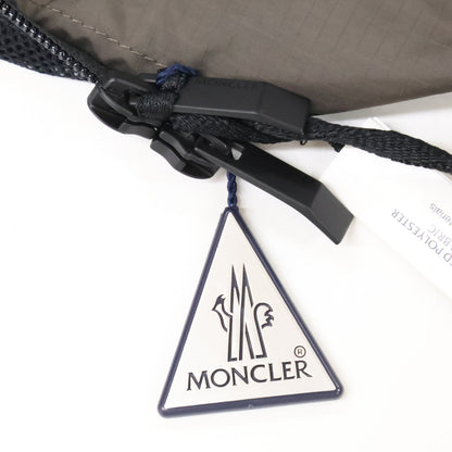MONCLER ALISO Nylon Hooded Coat Khaki Size 2