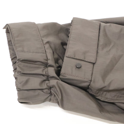 MONCLER ALISO Nylon Hooded Coat Khaki Size 2
