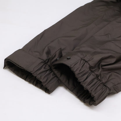 MONCLER ALISO Nylon Hooded Long Coat Khaki Size 1
