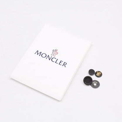 MONCLER ALISO Nylon Hooded Long Coat Khaki Size 1