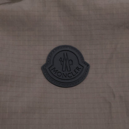 MONCLER ALISO Nylon Hooded Long Coat Khaki Size 1