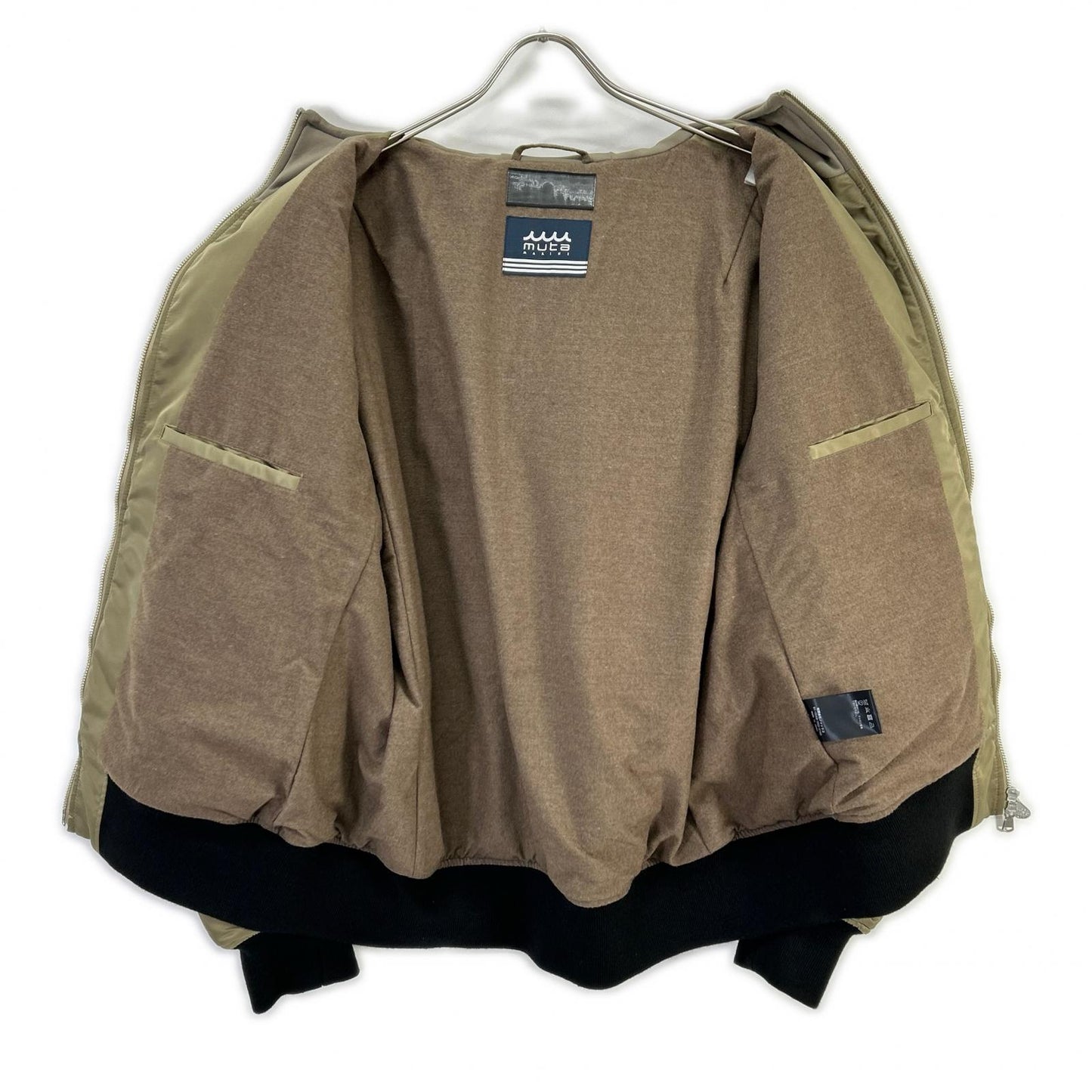 ACANTHUS x Muta Marine Nylon Hooded Jacket Khaki Size XL