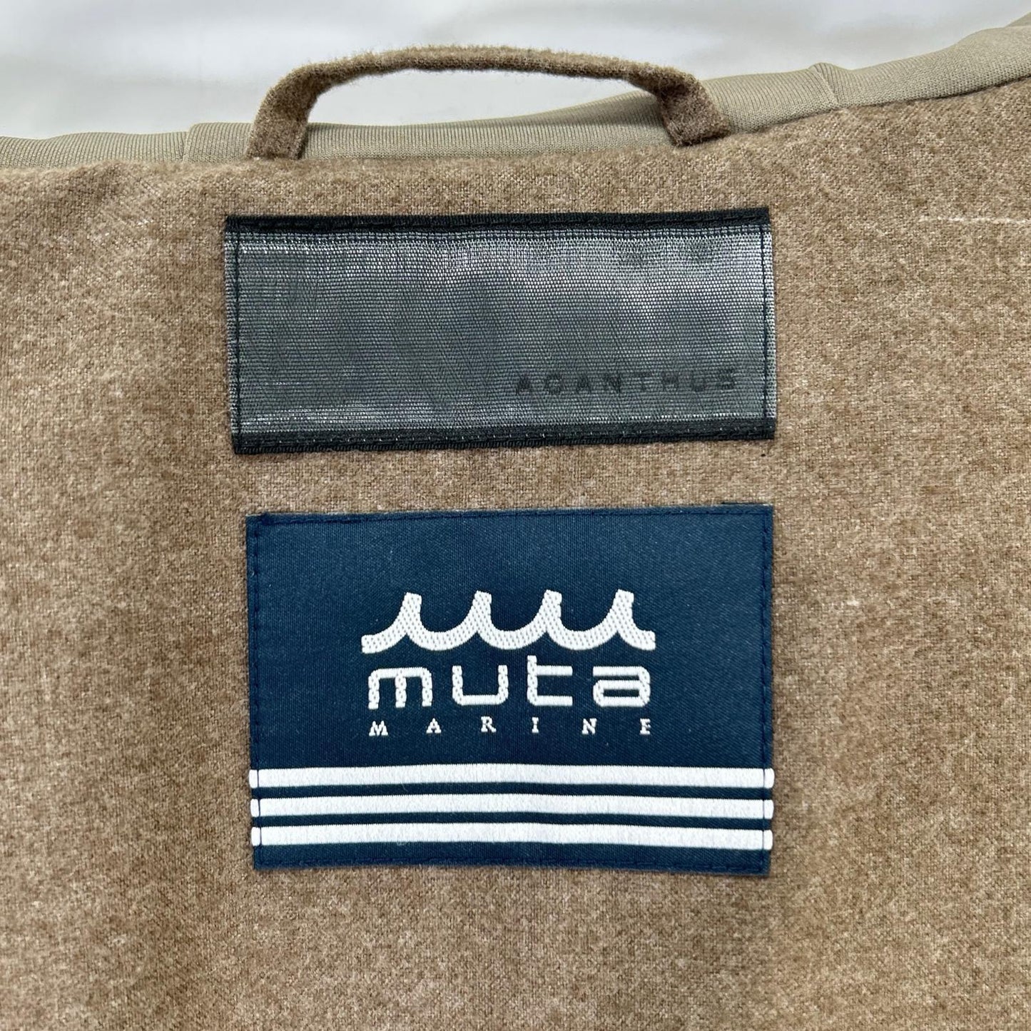 ACANTHUS x Muta Marine Nylon Hooded Jacket Khaki Size XL