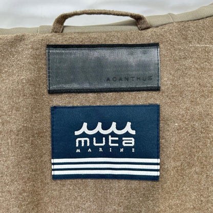ACANTHUS x Muta Marine Nylon Hooded Jacket Khaki Size XL