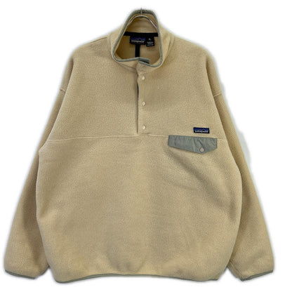 Patagonia 90s Synchilla Snap Button Jacket Beige Size XL