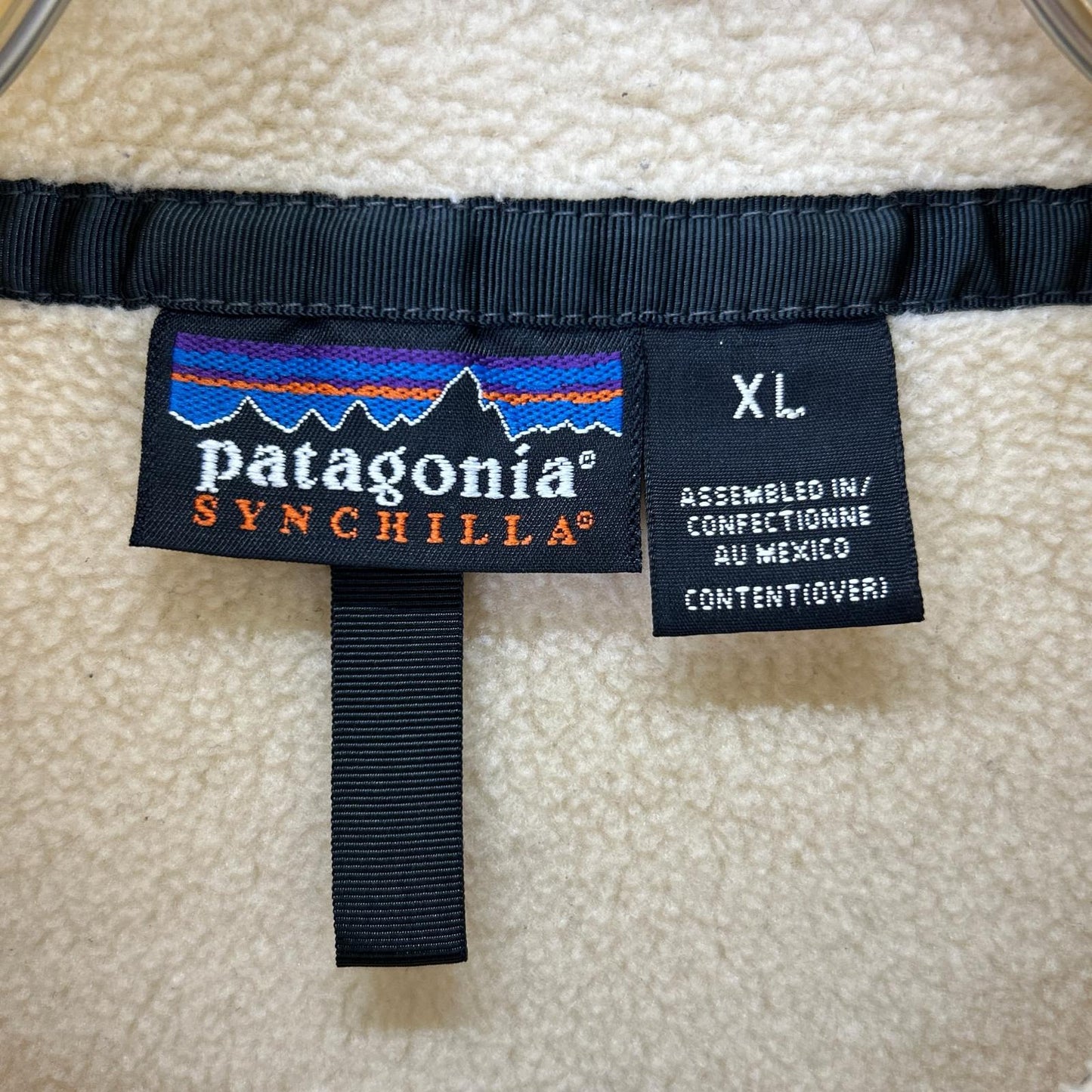 Patagonia 90s Synchilla Snap Button Jacket Beige Size XL