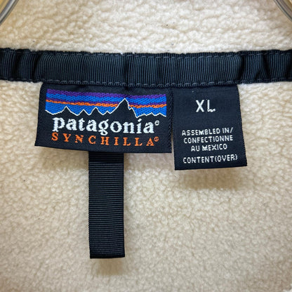 Patagonia 90s Synchilla Snap Button Jacket Beige Size XL