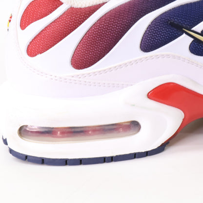 NIKE Air Max Plus PSG Sneakers White/Metallic Gold Size 10.5