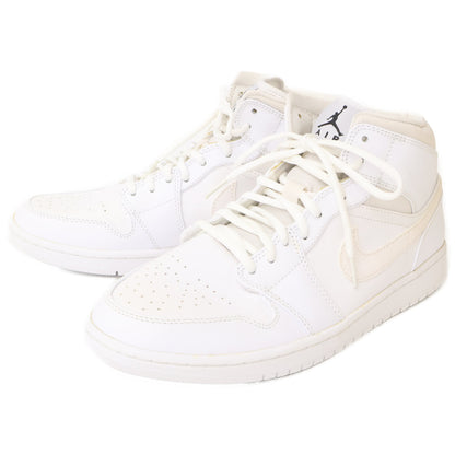 NIKE Air Jordan 1 Mid Sneakers White Size 11
