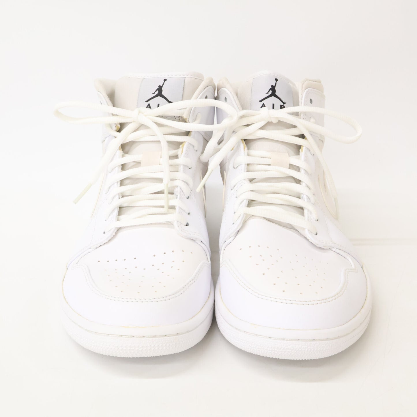 NIKE Air Jordan 1 Mid Sneakers White Size 11