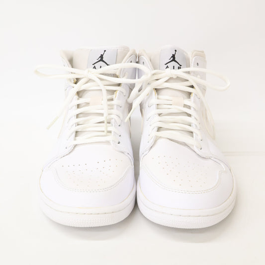 NIKE Air Jordan 1 Mid Sneakers White Size 11