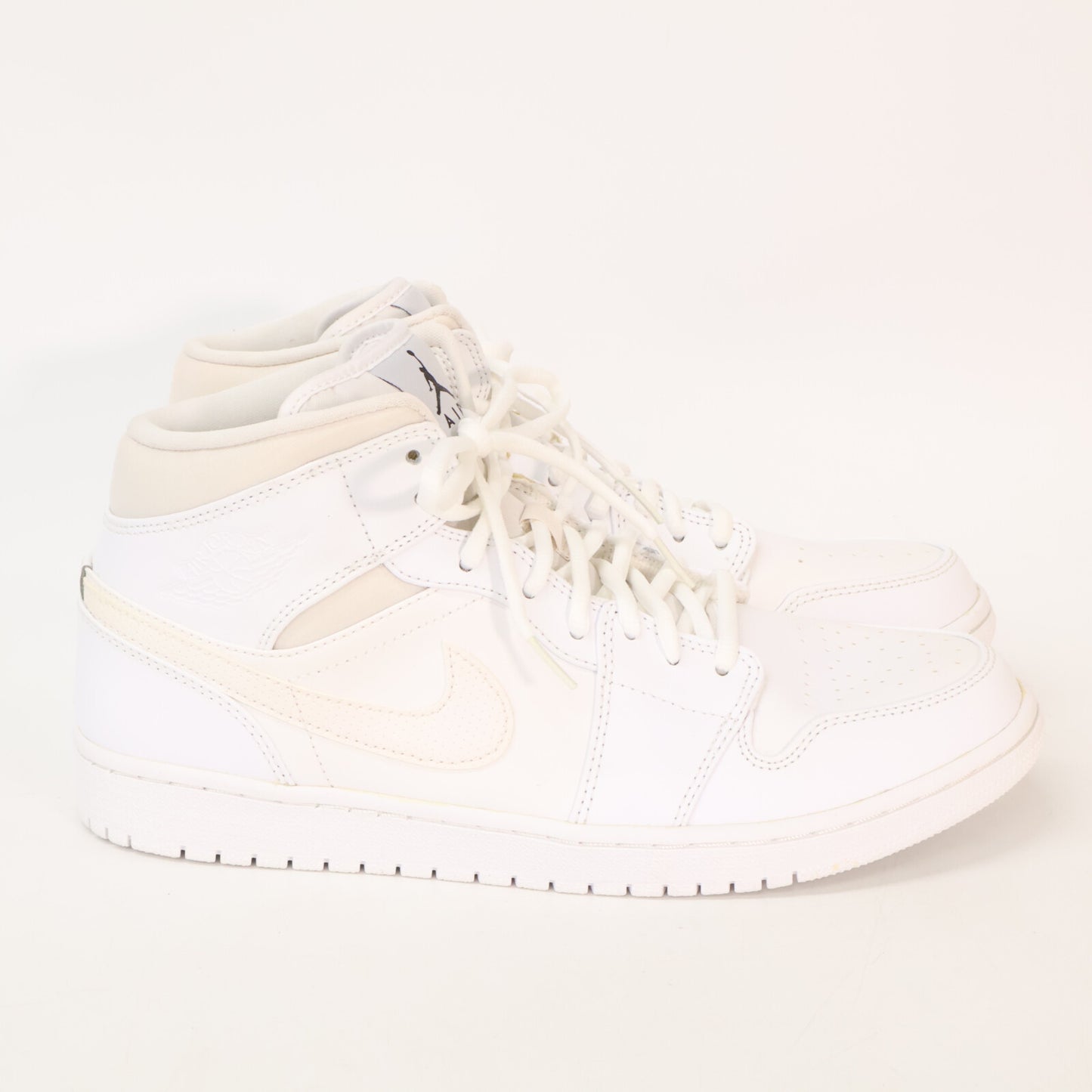 NIKE Air Jordan 1 Mid Sneakers White Size 11