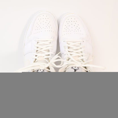 NIKE Air Jordan 1 Mid Sneakers White Size 11