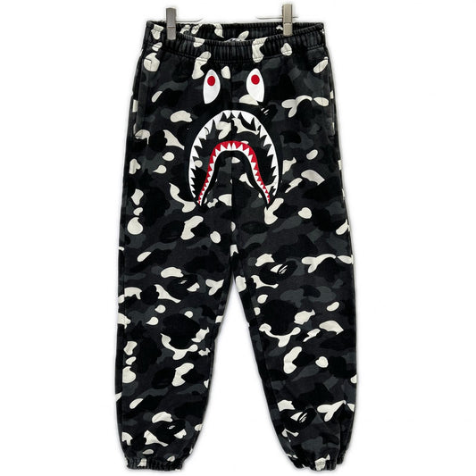 A BATHING APE Gray Shark Sweatpants Pants Size M
