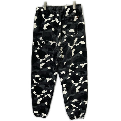 A BATHING APE Gray Shark Sweatpants Pants Size M