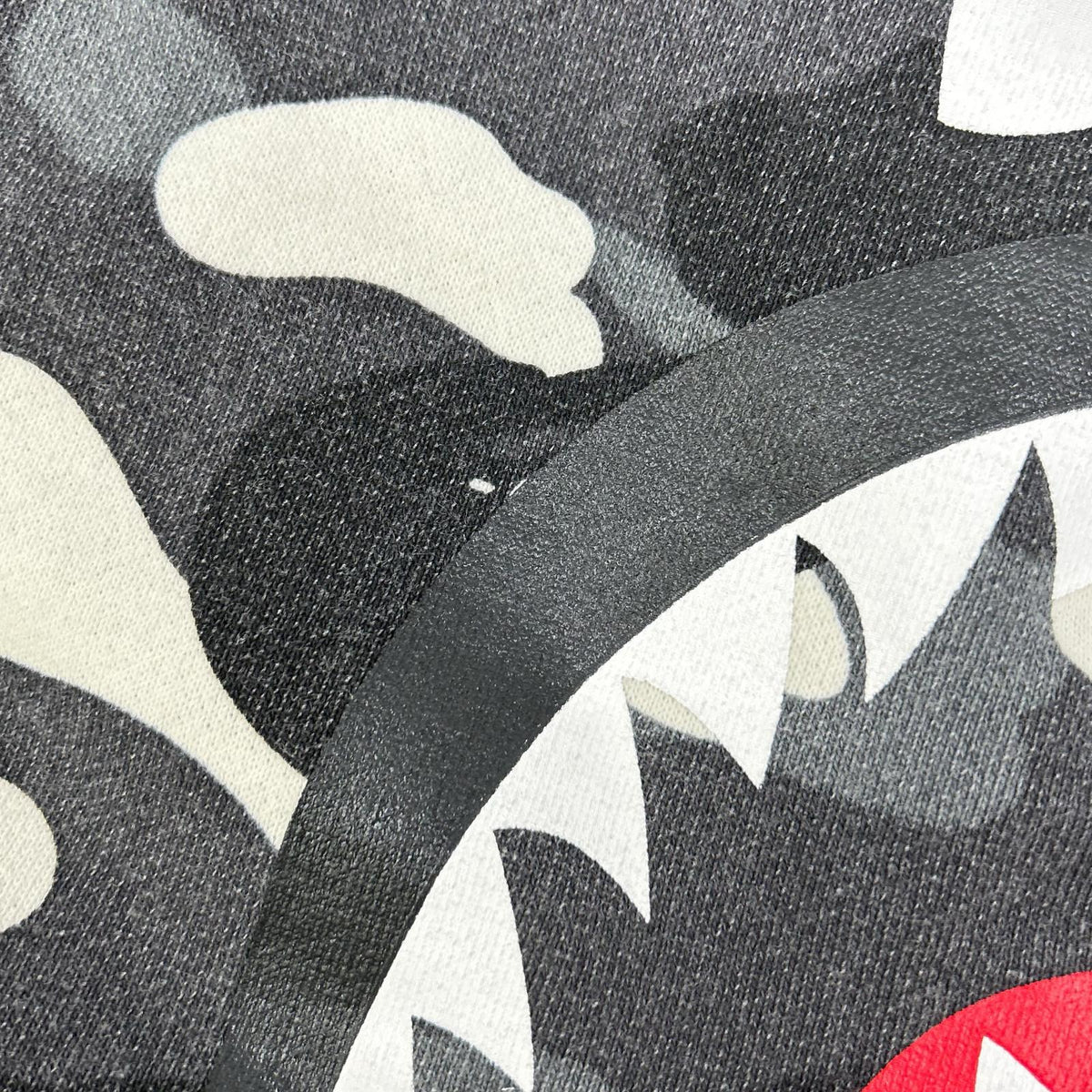 A BATHING APE Gray Shark Sweatpants Pants Size M
