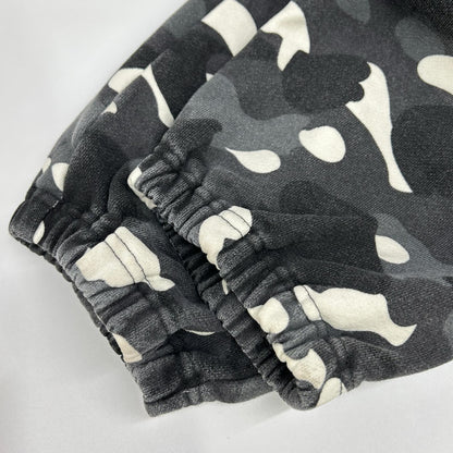 A BATHING APE Gray Shark Sweatpants Pants Size M