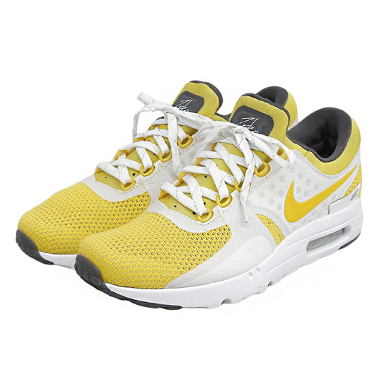 NIKE Air Max Zero Sneakers Yellow/White Mesh Size 27.5