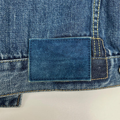 VISVIM 15SS 103 DAMAGED Denim Jacket Blue Cotton Size 2