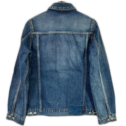 VISVIM 15SS 103 DAMAGED Denim Jacket Blue Cotton Size 2