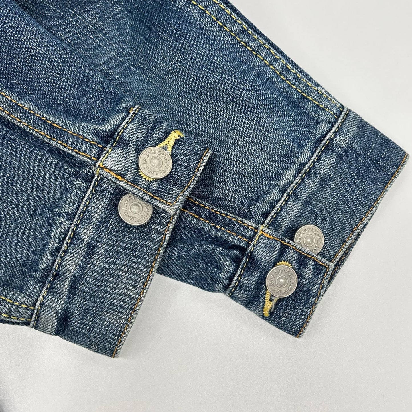 VISVIM 15SS 103 DAMAGED Denim Jacket Blue Cotton Size 2