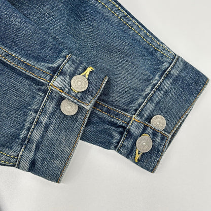 VISVIM 15SS 103 DAMAGED Denim Jacket Blue Cotton Size 2