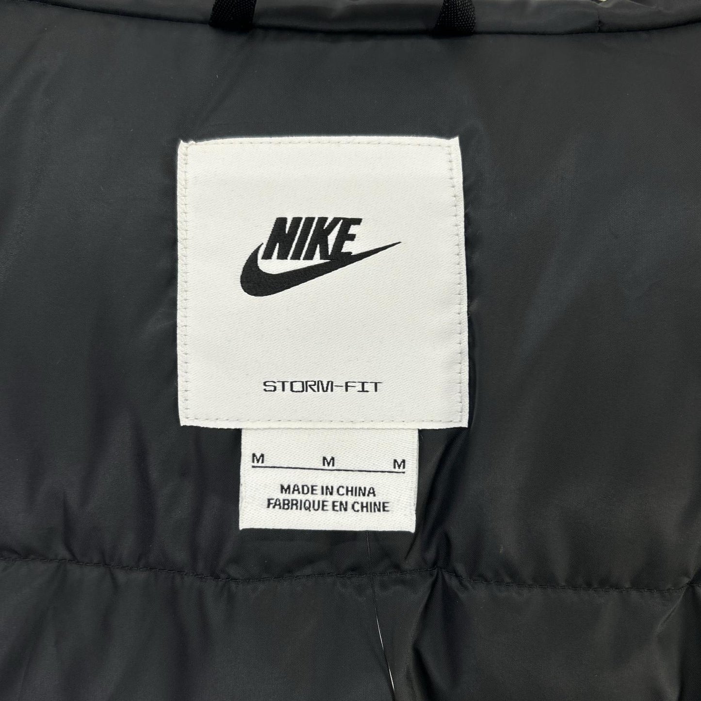 NIKE Storm-FIT Windrunner Jacket Black Polyester Size M