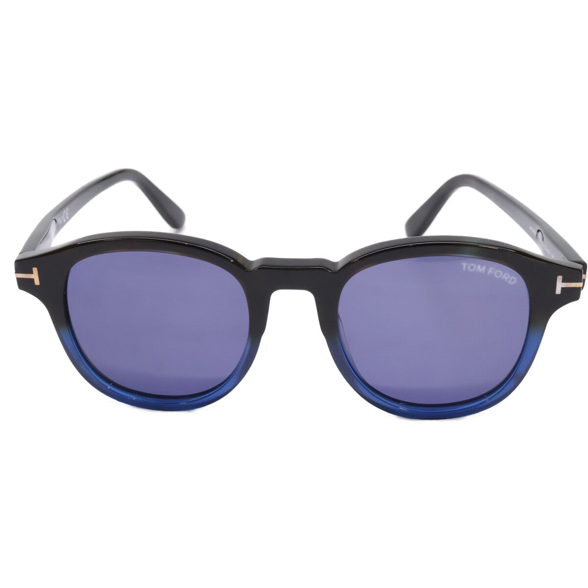 TOM FORD Jameson Wellington Sunglasses Black/Blue Size 50□21