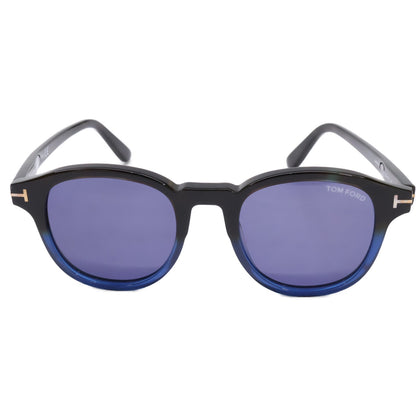TOM FORD Jameson Wellington Sunglasses Black/Blue Size 50□21
