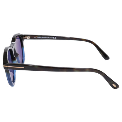 TOM FORD Jameson Wellington Sunglasses Black/Blue Size 50□21