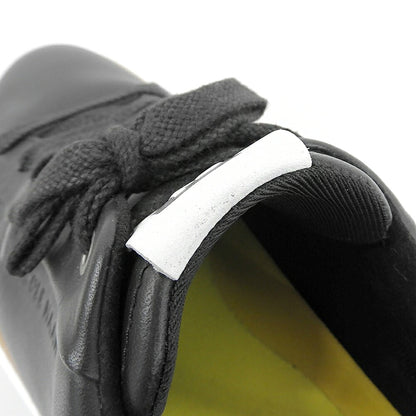 COLE HAAN Black Leather Low-Top Sneakers Size 8