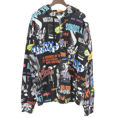 HYSTERIC GLAMOUR Multi All-Over Print Zip Hoodie Size M