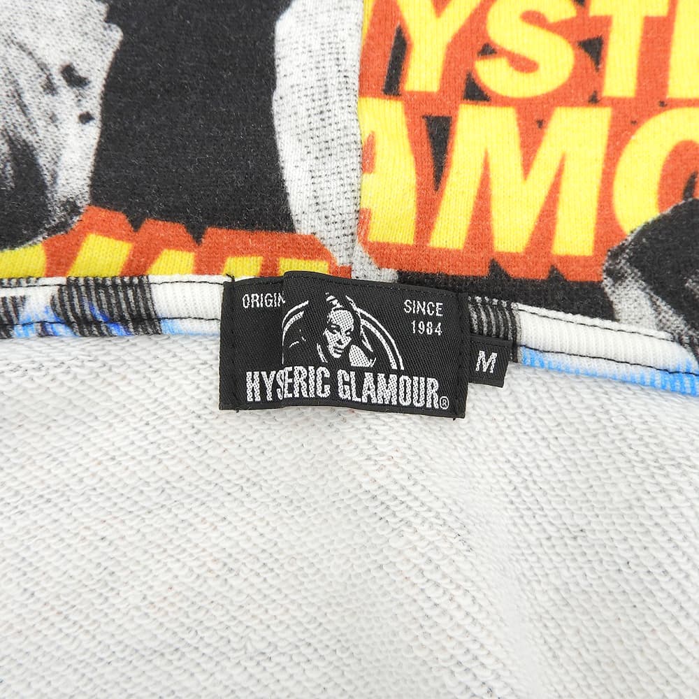 HYSTERIC GLAMOUR Multi All-Over Print Zip Hoodie Size M