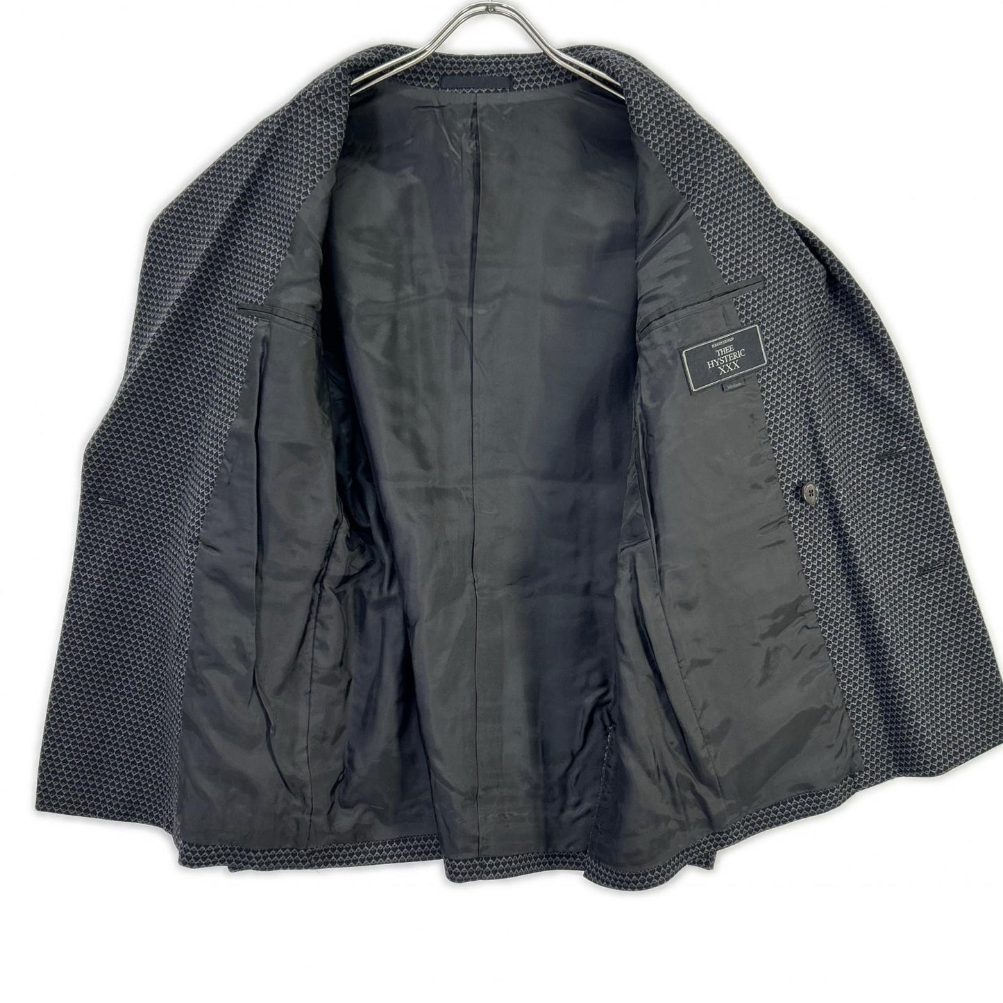 Thee Hysteric XXX Multi Wool All-Over Lapel Jacket Size M