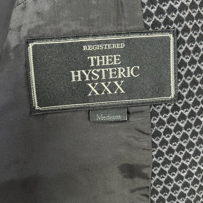 Thee Hysteric XXX Multi Wool All-Over Lapel Jacket Size M