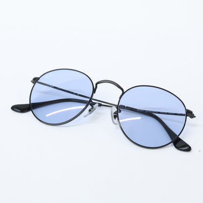 Ray-Ban RB3447 Round Sunglasses Black/Blue Size 51□20-145