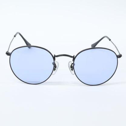 Ray-Ban RB3447 Round Sunglasses Black/Blue Size 51□20-145