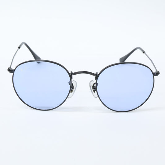 Ray-Ban RB3447 Round Sunglasses Black/Blue Size 51□20-145