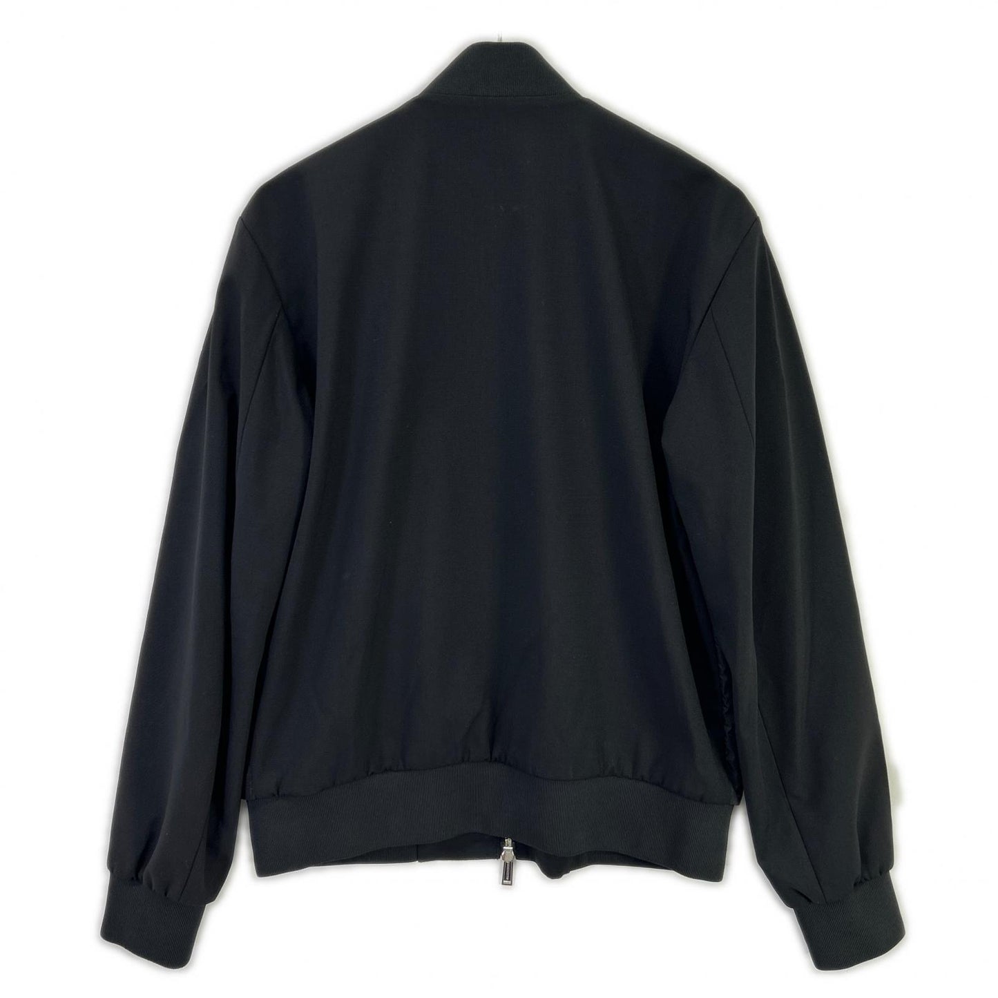DSQUARED S74AM1208 Layered Bomber Jacket Black Size 44