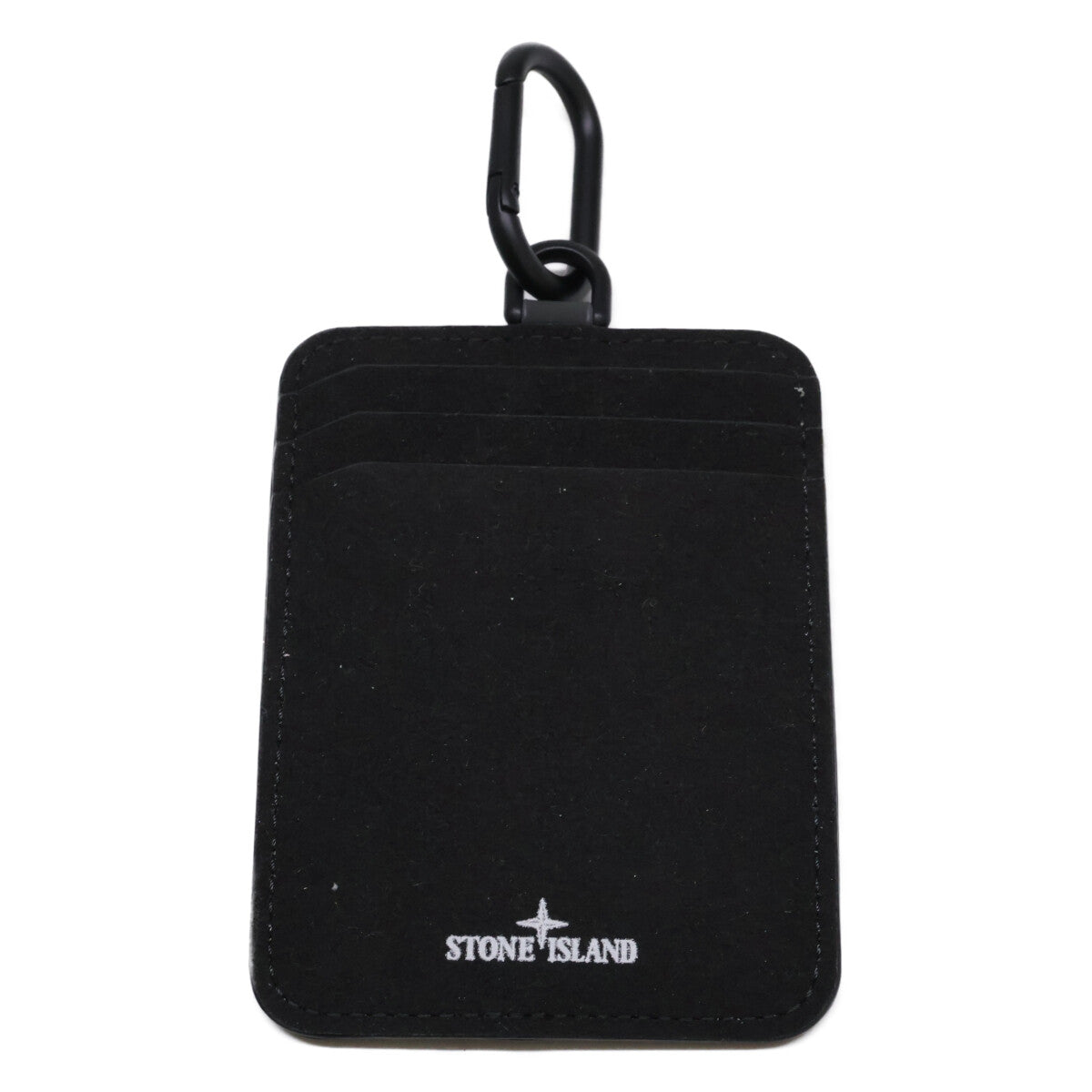STONE ISLAND Rubber Card Holder Navy Card Case Size ONE SIZE