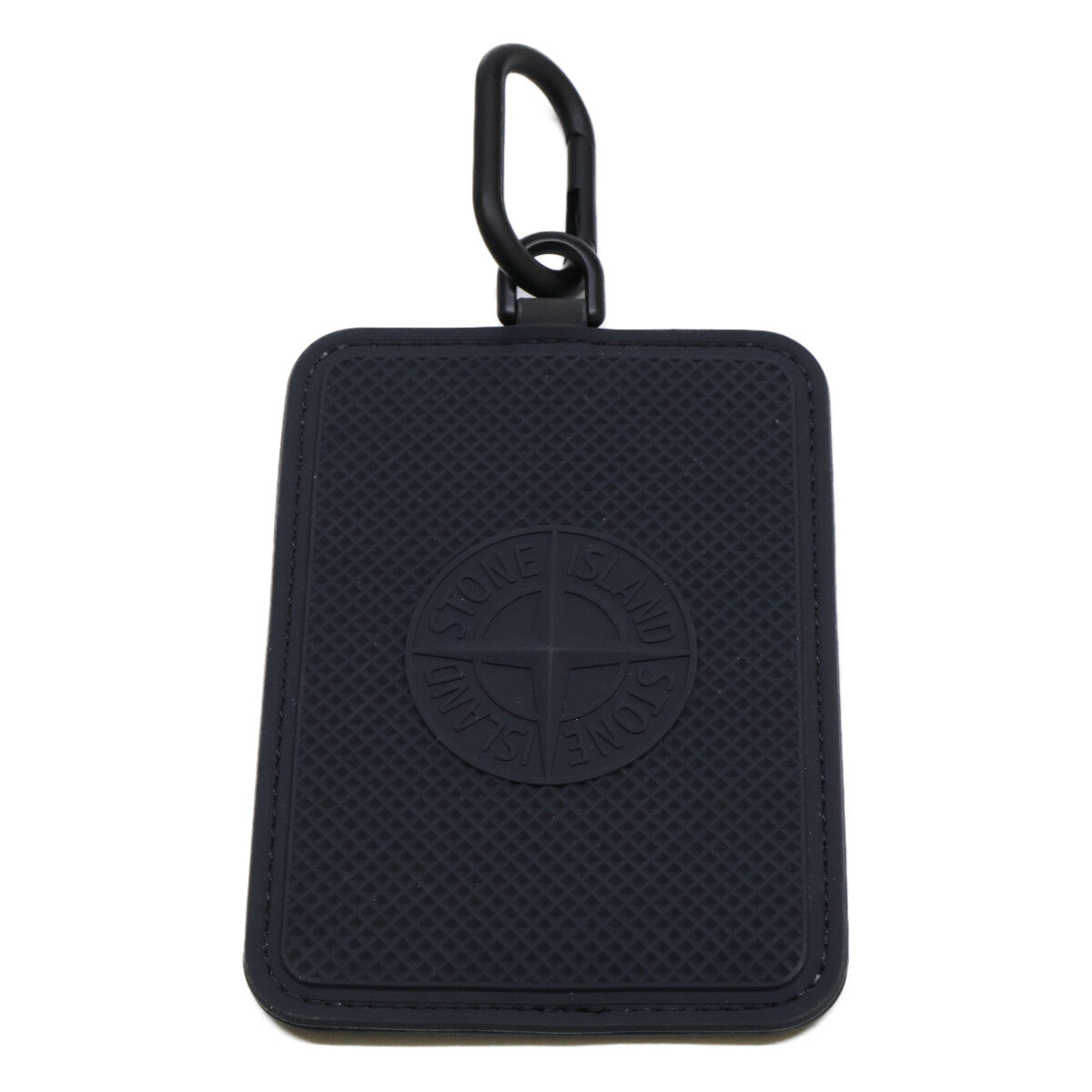 STONE ISLAND Rubber Card Holder Navy Card Case Size ONE SIZE