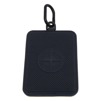 STONE ISLAND Rubber Card Holder Navy Card Case Size ONE SIZE
