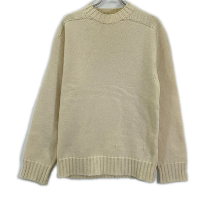 OAMC Wool 2AW Nuptse Crewneck Sweater Ivory Size 46