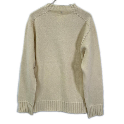 OAMC Wool 2AW Nuptse Crewneck Sweater Ivory Size 46