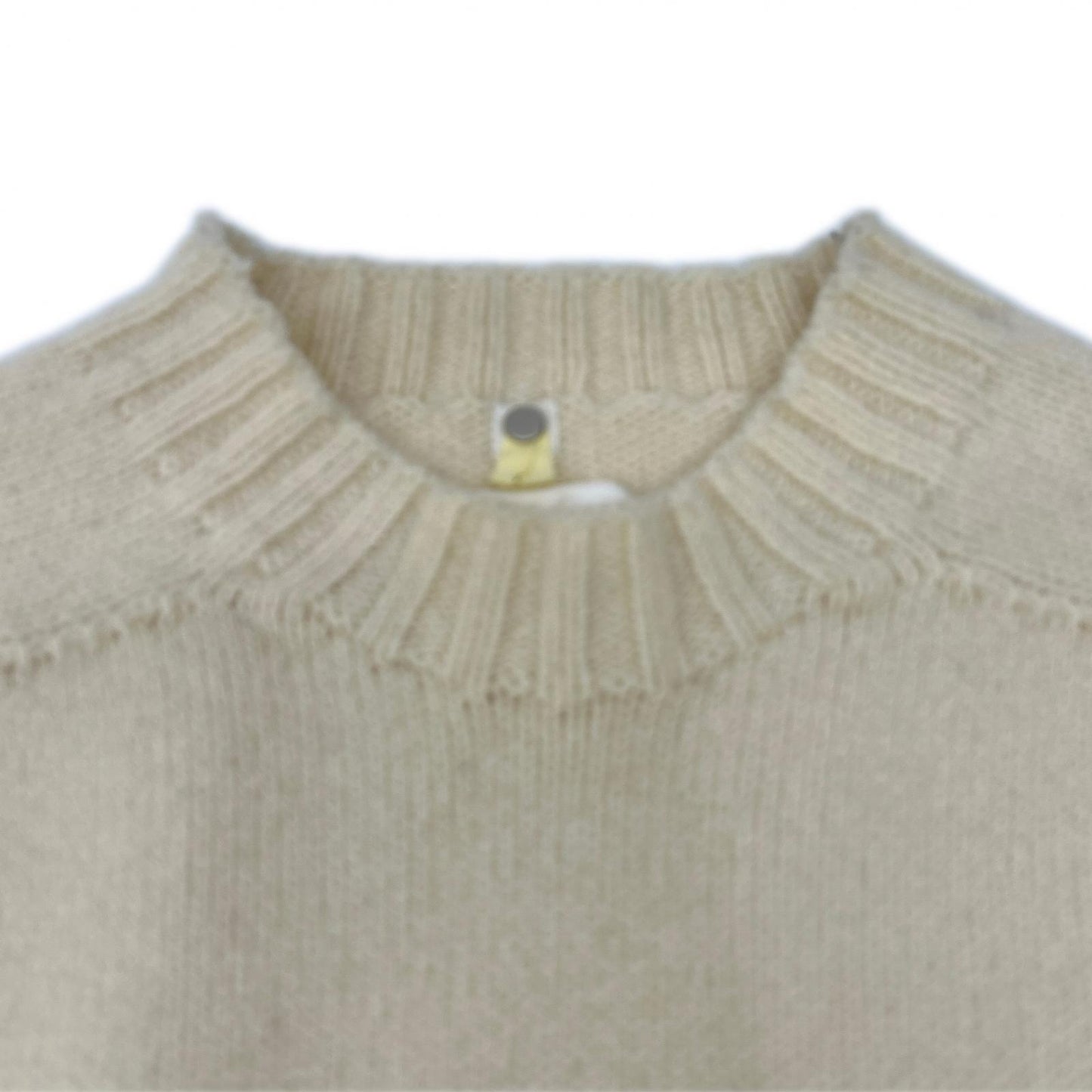 OAMC Wool 2AW Nuptse Crewneck Sweater Ivory Size 46