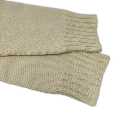 OAMC Wool 2AW Nuptse Crewneck Sweater Ivory Size 46