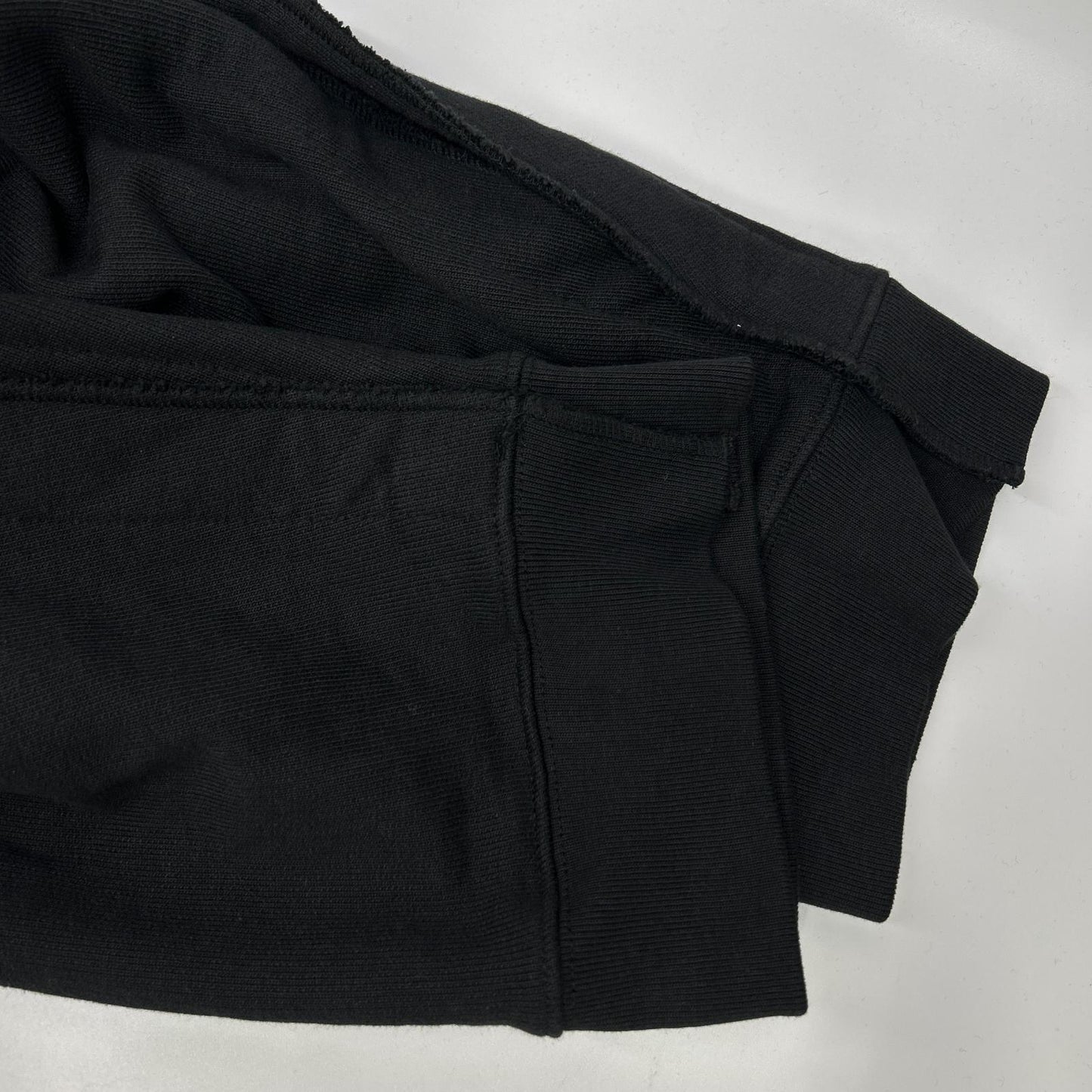 DRIES VAN NOTEN Oversize Deep V-Neck Hoodie Black Size 46