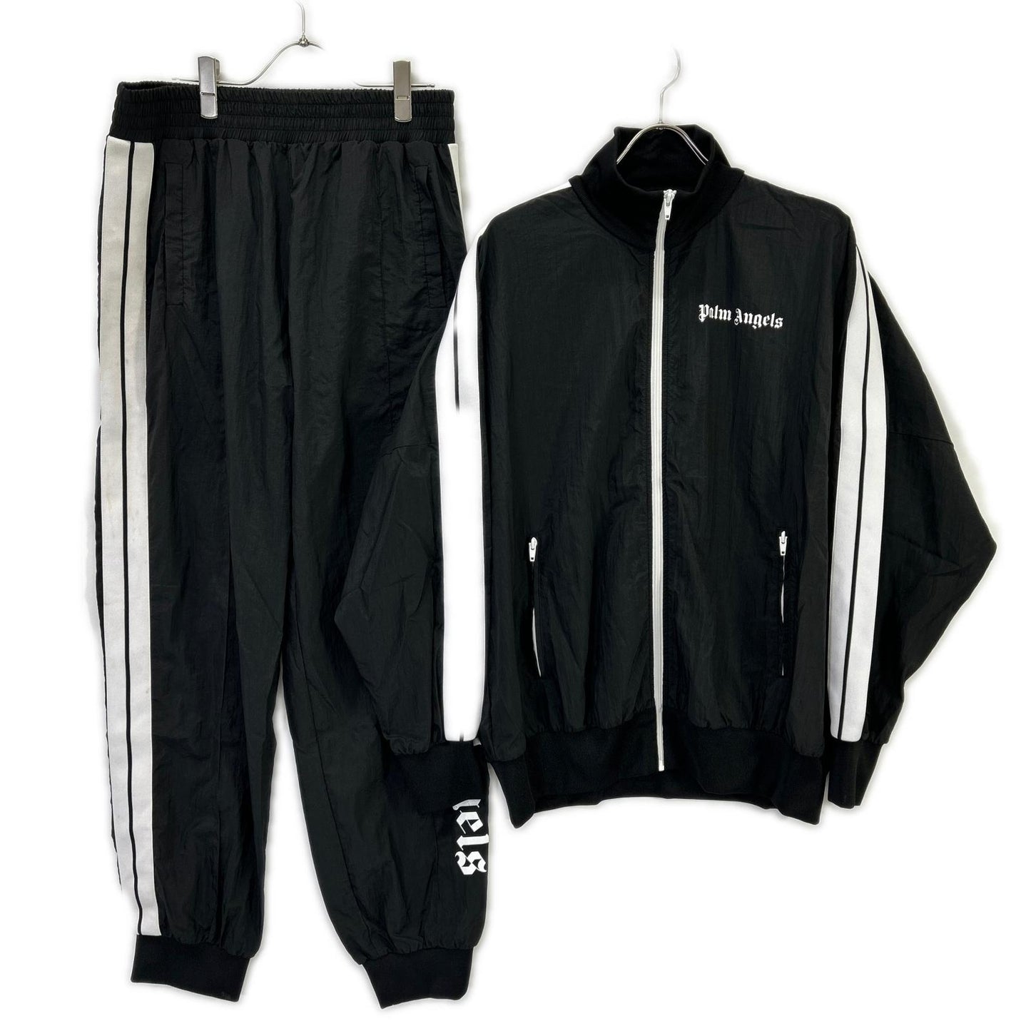 Palm Angels Nylon Double-Sided Logo Blouson Black Size M