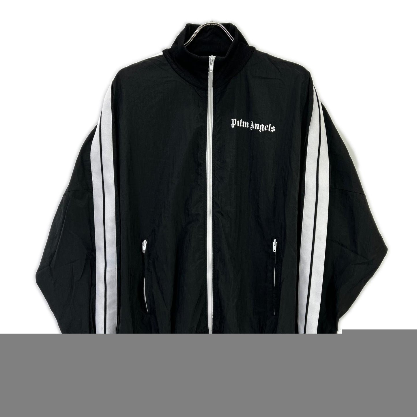 Palm Angels Nylon Double-Sided Logo Blouson Black Size M