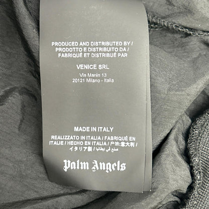 Palm Angels Nylon Double-Sided Logo Blouson Black Size M
